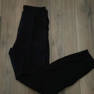 All in motion straight leg black leggings